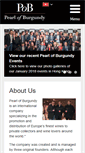 Mobile Screenshot of pearlofburgundy.com